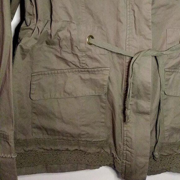 Venus Olive Green Cargo Jacket No Size M - Picture 10 of 13